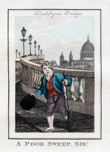 Huono pyyhkäisy, Sir!, Blackfriars Bridge, Lontoo, 1805 tekijältä Unbekannt