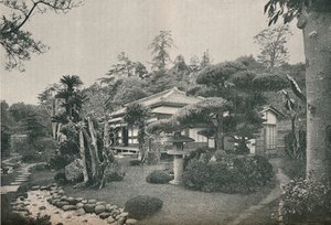 Yksityinen puutarha Yokohamassa vuonna 1892 tekijältä Unbekannt