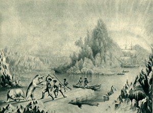 "Avustusjuhla Sir John Franklinia etsimässä", 1800-luku, 1946. tekijältä Unbekannt