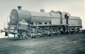 Merkittävä veturi Midlandissa, 1922. tekijältä Unbekannt