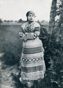 Venäläinen talonpoika puvussa, 1912 tekijältä Unbekannt