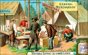 Kauppa Klondykessa, 1900 tekijältä Unbekannt