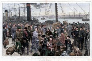Tutkimus elämästä Princes-lentokentällä, Liverpool - Tuli tuhosi 28. heinäkuuta 1874 tekijältä Unbekannt