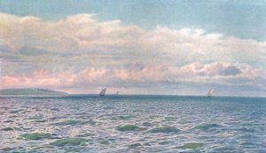 Aurinkoinen päivä Solentissa, c1900. tekijältä Unbekannt