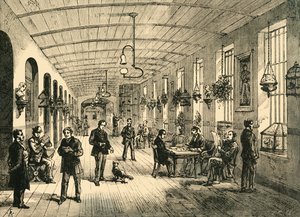 Osasto Betlehemin sairaalassa, vuodelta 1878. tekijältä Unbekannt