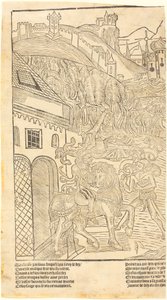 Varoitus nopan pelaamisesta, c. 1500. tekijältä Unbekannt
