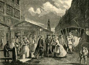 Häät laivastossa, 1740-luku, 1872. tekijältä Unbekannt