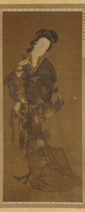 Nainen ja perhonen, Ming-dynastia, 1500-1600-luku. tekijältä Unbekannt