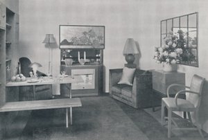 Ruokailu- ja olohuone, 1942. tekijältä Unbekannt