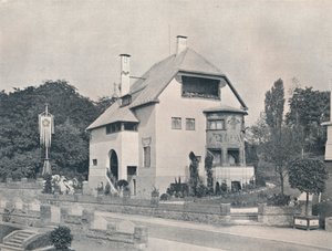 Hans Christiansenin suunnittelema talo, c1901 1901-1902 tekijältä Unbekannt