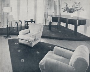 Lounge, jonka suunnitteli ja toteutti Ian Henderson & Co., Lontoo, 1935 tekijältä Unbekannt