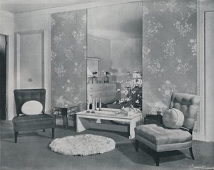 Moderni makuuhuone kiinalaisten inspiroima, 1942 tekijältä Unbekannt