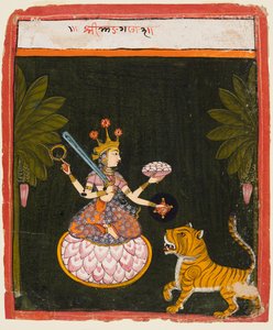 Sivu Devi-sarjasta, c. 1660. tekijältä Unbekannt