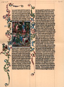Sivu Wenzelin Raamatusta, c1400, 1903 tekijältä Unbekannt