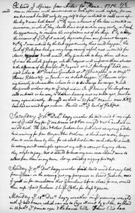 Sivu John Newtonin päiväkirjasta, 1750-1754 1965 tekijältä Unbekannt