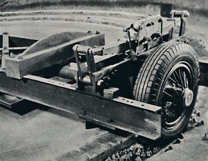 Roadster-rengas testauksessa, 1937 tekijältä Unbekannt