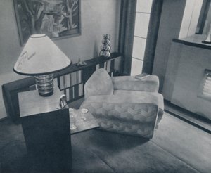 Pieni huone, jonka on suunnitellut ja sisustanut Michael Dawn, Bedford, Englanti, 1935 tekijältä Unbekannt