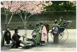 Katukauppias, Japani, 1904 tekijältä Unbekannt
