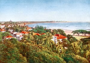 Näkymä Ridgestä, Bombay, Intia, 1900-luvun alku tekijältä Unbekannt