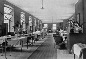 Osasto Guys Hospitalissa, Southwarkissa, Lontoossa, 1904 tekijältä Unbekannt