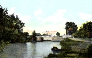 Abingdon Lock, Oxfordshire, 1900-luku tekijältä Unbekannt