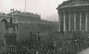 Kuningas Yrjö V:n liittyminen, 1910. tekijältä Unbekannt