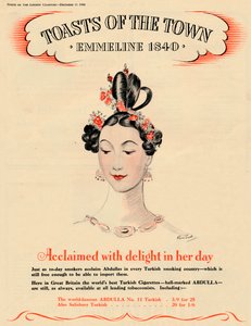 Päivästään iloisesti ylistetty Toasts of the Town - Emmeline 1840, 1940 tekijältä Unbekannt