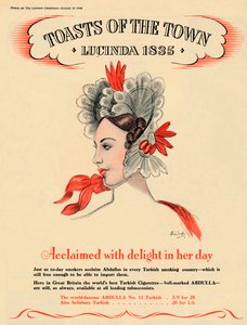 Ylistetty ilolla päivästään, Toasts of the Town - Lucinda 1835, 1940 tekijältä Unbekannt