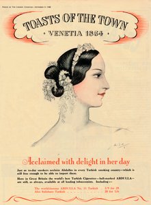 Ylistetty ilolla päivästään, Toasts of the Town - Venetia 1854, 1940 tekijältä Unbekannt