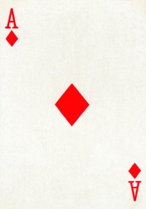 Ace of Diamonds Goodall & Son Ltd.:n pelikorttipakasta, vuodelta 1940 tekijältä Unbekannt