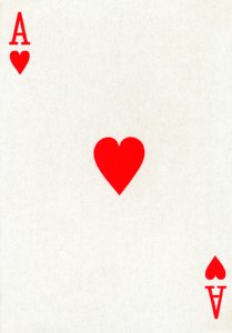 Ace of Hearts Goodall & Son Ltd.:n pelikorttipakasta, vuodelta 1940 tekijältä Unbekannt