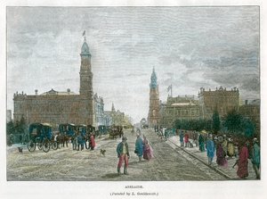 Adelaide, Etelä-Australia, Australia, c1890 tekijältä Unbekannt