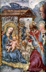 Kolmen kuninkaan palvonta, c1360 1955 tekijältä Unbekannt