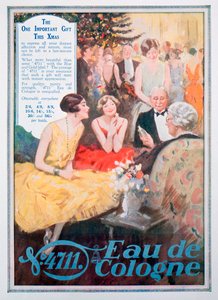 Mainos 4711 Eau de Cologne, 1928 tekijältä Unbekannt