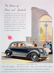 Mainos Ford-autoista, 1936 tekijältä Unbekannt