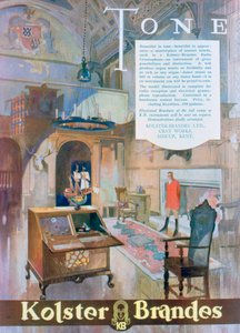 Mainos Kolster Brandes radiogramofoneista, 1930 tekijältä Unbekannt