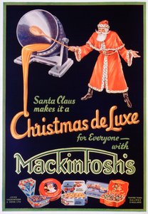 Mainos Mackintoshs toffeista, 1934 tekijältä Unbekannt