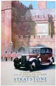 Stratstonen autokauppiaiden mainos, 1935 tekijältä Unbekannt