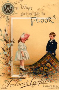 Mainos Treloars-matoista, Ludgate Hill, Lontoo tekijältä Unbekannt