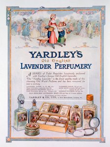 Yardleys Old English Lavender -hajuveden mainos, 1923 tekijältä Unbekannt