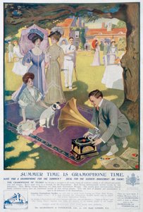 Gramophone and Typewriter Co:n mainos, 1907 tekijältä Unbekannt
