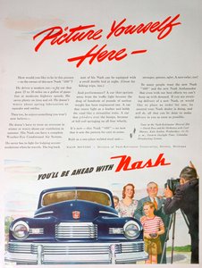 Nash 600 -auton mainos, 1946 tekijältä Unbekannt