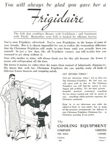 Frigidaire-jääkaappien mainos, 1936. tekijältä Unbekannt