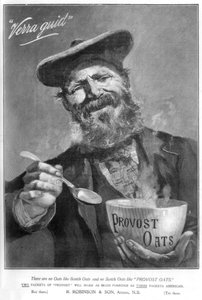 Mainos Provost Oatsille, 1901 tekijältä Unbekannt
