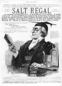 Mainos Salt Regal tonicille, 1890 tekijältä Unbekannt