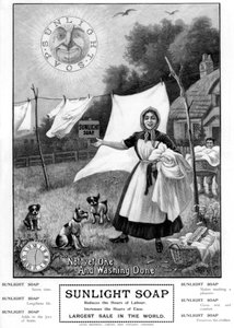 Mainos Sunlight Soap, 1902 tekijältä Unbekannt