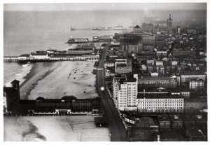 Ilmakuva Atlantic Citystä, New Jersey, USA, Zeppelinistä, 1930 1933 tekijältä Unbekannt