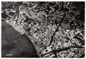Ilmakuva Funchalista, Madeirasta, Zeppelinistä, 1928 1933 tekijältä Unbekannt