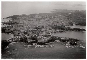 Ilmakuva Oginohamasta, Japanista, Zeppelinistä, 1929 1933 tekijältä Unbekannt