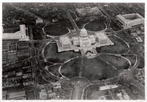 Ilmakuva Capitolista, Washington DC, USA, Zeppelinistä, 1928 1933 tekijältä Unbekannt